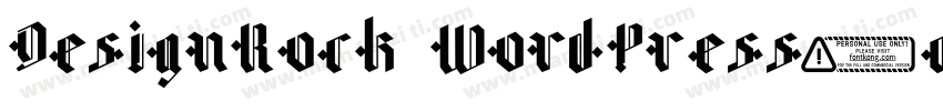 DesignRock  WordPress.com字体转换